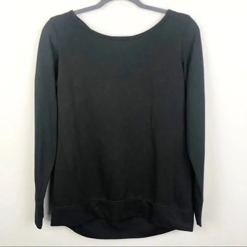 OLD NAVY ACTIVE | Cutout Back Long Sleeve Top S